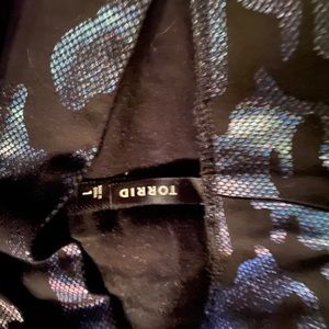 Blue/black leopard print leggings!  NWOT